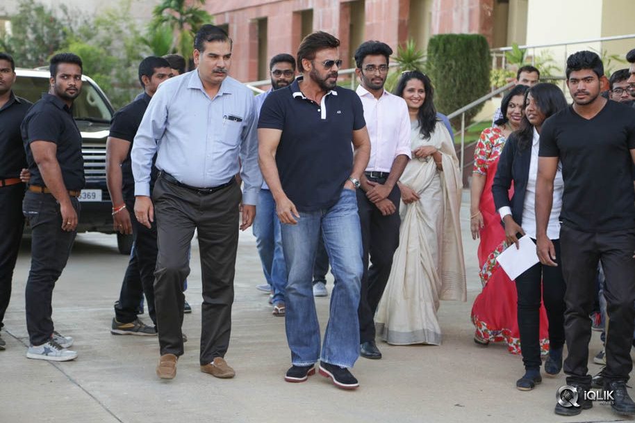 Venkatesh-Guru-Movie-Promotions-At-BITS-Hyderabad-Campus